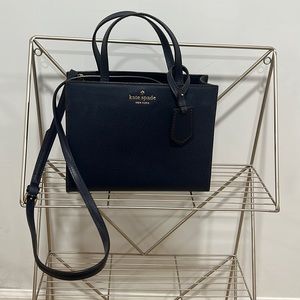 Kate Spade Thompson Street Sam Satchel - Navy Blue